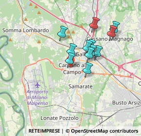 Mappa 21010 Cardano Al Campo VA, Italia (2.76833)