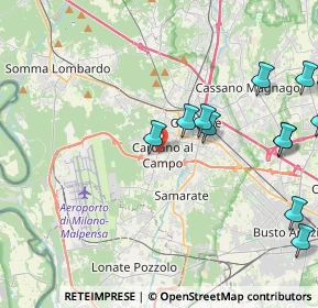 Mappa 21010 Cardano Al Campo VA, Italia (5.20083)
