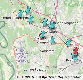 Mappa 21010 Cardano Al Campo VA, Italia (4.01923)