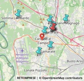 Mappa 21010 Cardano Al Campo VA, Italia (2.95818)