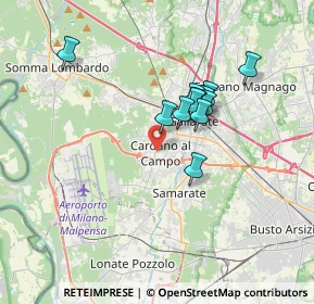 Mappa 21010 Cardano Al Campo VA, Italia (2.715)