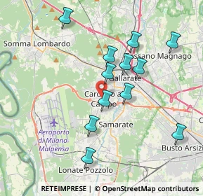 Mappa 21010 Cardano Al Campo VA, Italia (3.5925)