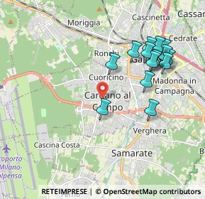 Mappa 21010 Cardano Al Campo VA, Italia (1.99467)