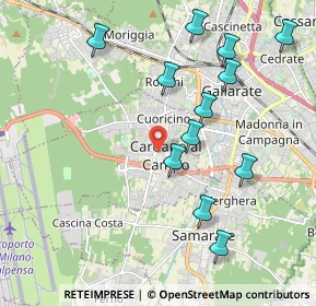 Mappa 21010 Cardano Al Campo VA, Italia (2.12417)