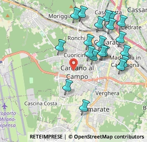 Mappa 21010 Cardano Al Campo VA, Italia (2.101)