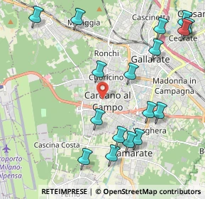 Mappa 21010 Cardano Al Campo VA, Italia (2.47471)