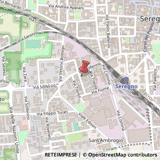 Mappa Via Adamello, 7, 20831 Seregno, Monza e Brianza (Lombardia)