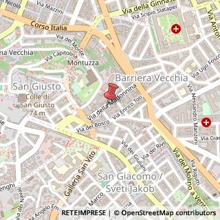 Mappa Via della Madonnina, 24, 34131 Trieste, Trieste (Friuli-Venezia Giulia)