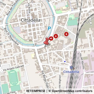 Mappa Via Riva dell'Ospedale, 29, 35013 Cittadella, Padova (Veneto)