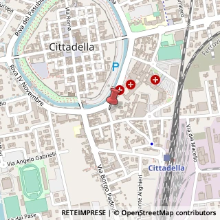 Mappa Via Casa di Ricovero, 40, 35013 Cittadella, Padova (Veneto)