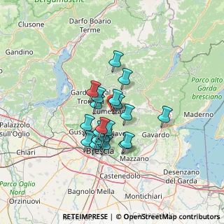 Mappa Via Valledoro, 25065 Lumezzane BS, Italia (9.783)