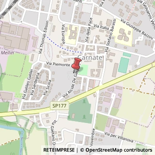 Mappa Via A. de Gasperi, 2, 20866 Carnate, Monza e Brianza (Lombardia)