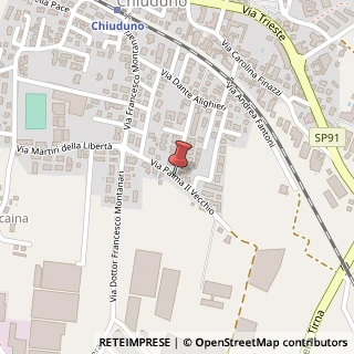 Mappa Via palma il vecchio 89, 24122 Chiuduno, Bergamo (Lombardia)