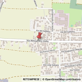 Mappa Via A. Volta, 109, 20815 Cogliate, Monza e Brianza (Lombardia)