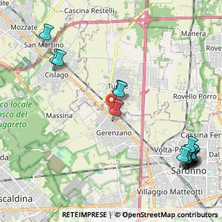 Mappa Via Luigi Pirandello, 21040 Gerenzano VA, Italia (2.96278)