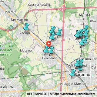 Mappa Via Luigi Pirandello, 21040 Gerenzano VA, Italia (2.3595)