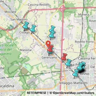 Mappa Via Luigi Pirandello, 21040 Gerenzano VA, Italia (2.6925)