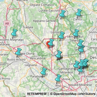 Mappa Via Luigi Pirandello, 21040 Gerenzano VA, Italia (10.4005)