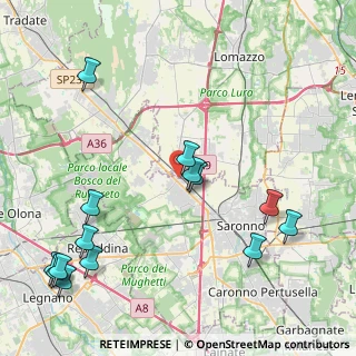 Mappa Via Luigi Pirandello, 21040 Gerenzano VA, Italia (5.30714)