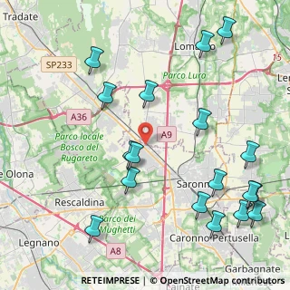 Mappa Via Luigi Pirandello, 21040 Gerenzano VA, Italia (5.19)