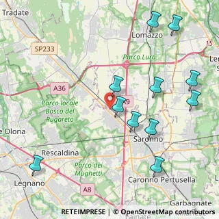 Mappa Via Luigi Pirandello, 21040 Gerenzano VA, Italia (4.79636)