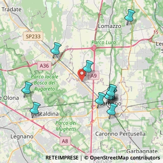 Mappa Via Luigi Pirandello, 21040 Gerenzano VA, Italia (4.25083)