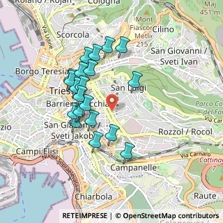 Mappa 34141 Trieste TS, Italia (0.81)
