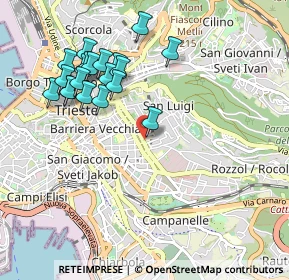 Mappa 34141 Trieste TS, Italia (1.006)