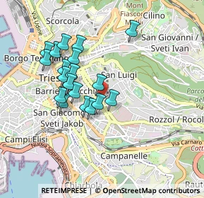 Mappa 34141 Trieste TS, Italia (0.772)