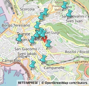 Mappa 34141 Trieste TS, Italia (0.815)