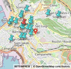 Mappa 34141 Trieste TS, Italia (0.965)