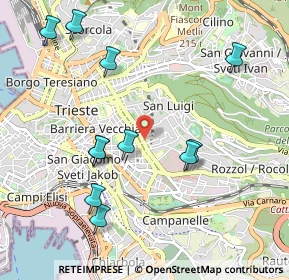 Mappa 34141 Trieste TS, Italia (1.08273)