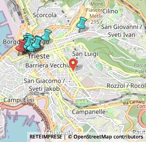 Mappa 34141 Trieste TS, Italia (1.27143)