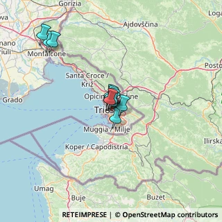 Mappa 34141 Trieste TS, Italia (8.25833)