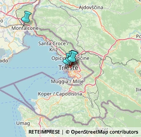 Mappa 34141 Trieste TS, Italia (40.72)