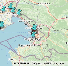 Mappa 34141 Trieste TS, Italia (21.88833)