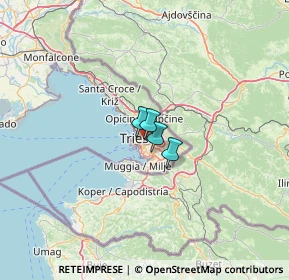 Mappa 34141 Trieste TS, Italia (44.12643)
