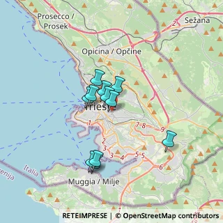 Mappa 34141 Trieste TS, Italia (2.63636)