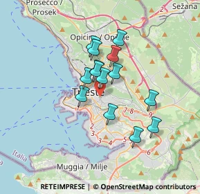 Mappa 34141 Trieste TS, Italia (2.53714)