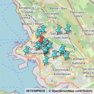Mappa 34141 Trieste TS, Italia (1.19056)