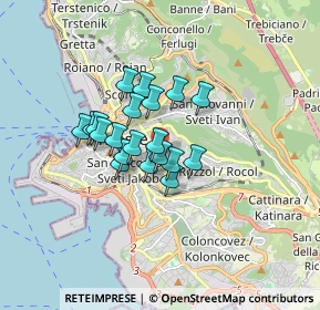 Mappa 34141 Trieste TS, Italia (1.137)