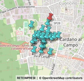 Mappa Via Carreggia, 21010 Cardano Al Campo VA, Italia (0.21481)