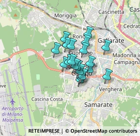 Mappa Via Carreggia, 21010 Cardano Al Campo VA, Italia (0.9755)