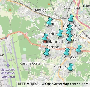 Mappa Via Carreggia, 21010 Cardano Al Campo VA, Italia (1.90667)
