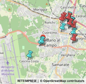 Mappa Via Carreggia, 21010 Cardano Al Campo VA, Italia (2.396)