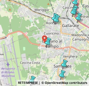 Mappa Via Carreggia, 21010 Cardano Al Campo VA, Italia (3.1275)