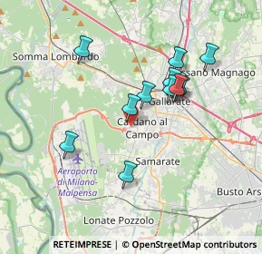 Mappa Via Carreggia, 21010 Cardano Al Campo VA, Italia (3.1525)