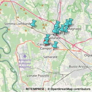 Mappa Via F. Porraneo, 21010 Cardano Al Campo VA, Italia (2.95909)