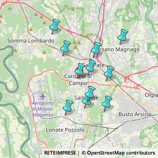 Mappa Via F. Porraneo, 21010 Cardano Al Campo VA, Italia (3.26273)