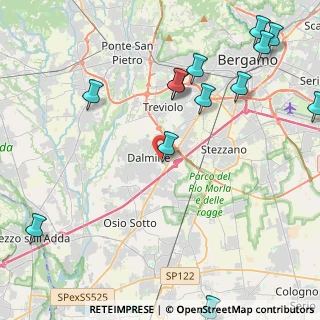 Mappa Via Tonale, 24044 Dalmine BG, Italia (5.62538)